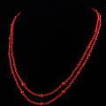 天然红珊瑚项链 红珊瑚圆珠项链 沙丁红珊瑚 台湾红珊瑚珠宝饰品 红珊瑚批发定制
