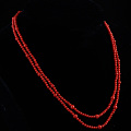 天然红珊瑚项链 红珊瑚圆珠项链 沙丁红珊瑚 台湾红珊瑚珠宝饰品 红珊瑚批发定制