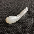 【喆熙美玉】3.8克脂白玉兰花