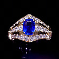 稀有，收藏级，克什米尔蓝宝石戒指！
