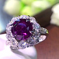哪个商家有同款紫色蓝宝石戒指，私信我，谢谢
