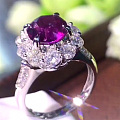 哪个商家有同款紫色蓝宝石戒指，私信我，谢谢
