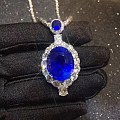 【卡禄珠宝精品&收藏】主石25.58ct +1.05ct 两颗缅甸无烧皇家蓝