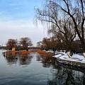 明湖雪景