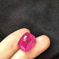18克拉 缅甸 无烧 粉蓝宝,大块头,鉴赏