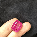 18克拉 缅甸 无烧 粉蓝宝,大块头,鉴赏
