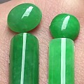 翡翠满色镶嵌套件