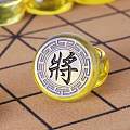 收藏级极品天然无优化金珀象棋套装克重210.33克