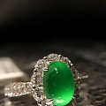 正阳绿玻璃种翡翠戒指可以看到什么价？