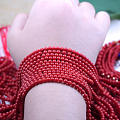 红珊瑚圆珠 红珊瑚手链 红珊瑚项链 直销