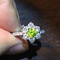 ##中颐天然无烧翠榴石戒指##0.58ct