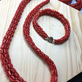 天然红珊瑚手链 项链