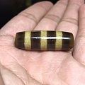 藏窜精品11/33mm，稀有高油润包浆，三线天珠；