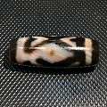 朱砂金刚三眼天珠，12/34mm，品质高端，品相完美；