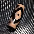 朱砂金刚三眼天珠，12/33mm，三佛护佑财源广进；