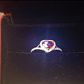 某帅哥给老婆定制的红宝戒指[色][色][色]这就是传说之中的别人家的老公[捂...