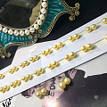 7-7.5mm海水珍珠akoya小金珠，正圆基本无暇，18k金耳钉，经典款，...