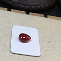 阿卡珊瑚水滴戒面
