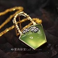 彩色宝石 葡萄石 中国风 原创设计