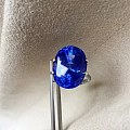 ##中颐旗舰收藏级别矢车菊蓝蓝宝石##21.50ct GRS证书