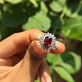 【卡禄珠宝】无烧鸽血红戒指推荐，主石重1.18ct