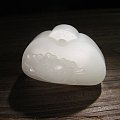 白白油油的花开富贵平安锁