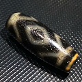 老料金刚三眼天珠，12/31mm，正宗喜马拉雅山原矿老料。风化到位；