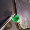 ##中颐旗舰天然赞比亚祖母绿戒指##3.66ct