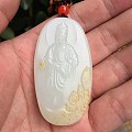 出售一块和田玉观音菩萨[高端大气]