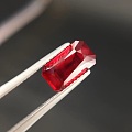 《宝丽珠宝》GRS国际证书，无烧鸽血红。3.29ct