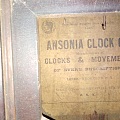 美国安索尼亚钟表公司1878年生产挂钟。