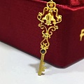 全新转香港品牌Pinkbox专柜购买新款黄金皇冠钥匙吊坠