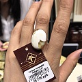 俄罗斯🇷🇺代购的紫金镶嵌白蜜蜡戒指💍