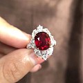 【卡禄珠宝】耳环5.02/5.03ct， 戒指6.03ct GRS证书，莫桑...