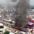 市场着火了