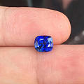 2.03ct枕形蓝宝石，颜色cool