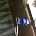 ##中颐旗舰天然皇家蓝蓝宝石戒指##6.04ct