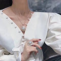 布契拉提工艺与完美澳白金珠的结合 绝美的优雅仙女～