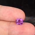2.44ct无烧紫色蓝宝石，切工正，颜色很漂亮！净度好、火彩很闪的一颗！