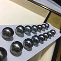 正圆镜面光泽泛微绿茶色彩   规格11-12mm