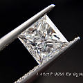 #公主方# 1.02ct F VVS2 现货秒发