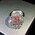 3.00ct LP I1成品粉钻戒指