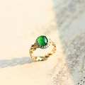 过年与珠宝的关系，围观翡翠满绿阳绿戒指，小精品