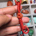 南红龙卡环编绳子，绳子是不是粗了？