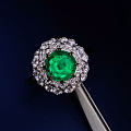哥伦比亚🇨🇴   祖母绿戒指💍，🉐22000，主石1.48ct  钻石0.60...