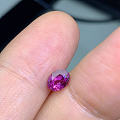 天然紫蓝宝可变色闪耀明亮色彩高贵大气～重1.14克拉