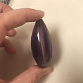 买了一颗紫水晶，是不是养晶或者染色的白水晶