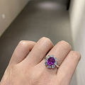 紫蓝宝戒指做好啦！