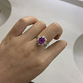 紫蓝宝戒指做好啦！