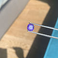 秀新买的缅甸紫蓝宝2.5ct